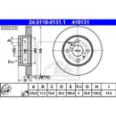ATE 24.0118-0131.1 Bremsscheiben 2 Stück TOYOTA