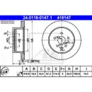 ATE 24.0118-0147.1 Bremsscheiben 2 Stück LEXUS