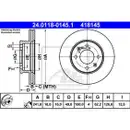 ATE 24.0118-0145.1 Bremsscheiben 2 Stück KIA