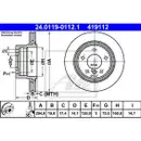 ATE 24.0119-0112.1 Bremsscheiben 2 Stück BMW