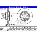 ATE 24.0120-0122.1 Bremsscheiben 2 Stück VOLVO