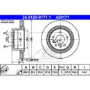 ATE 24.0120-0171.1 Bremsscheiben 2 Stück OPEL