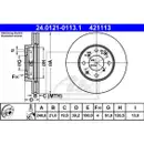 ATE 24.0121-0113.1 Bremsscheiben 2 Stück HONDA