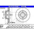 ATE 24.0122-0108.1 Bremsscheiben 2 Stück AUDI