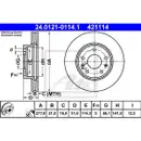 ATE 24.0121-0114.1 Bremsscheiben 2 Stück LAND ROVER