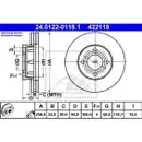 ATE 24.0122-0118.1 Bremsscheiben 2 Stück AUDI