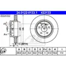 ATE 24.0122-0133.1 Bremsscheiben 2 Stück MERCEDES-BENZ