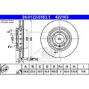 ATE 24.0122-0163.1 Bremsscheiben 2 Stück VW
