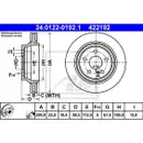 ATE 24.0122-0192.1 Bremsscheiben 2 Stück MERCEDES-BENZ