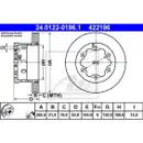 ATE 24.0122-0196.1 Bremsscheiben 2 Stück MERCEDES-BENZ