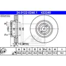 ATE 24.0122-0240.1 Bremsscheiben 2 Stück TOYOTA