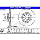 ATE 24.0122-0241.1 Bremsscheiben 2 Stück FIAT