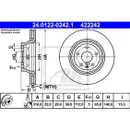 ATE 24.0122-0242.1 Bremsscheiben 2 Stück AUDI