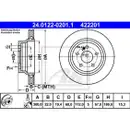 ATE 24.0122-0201.1 Bremsscheiben 2 Stück MERCEDES-BENZ