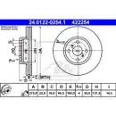 ATE 24.0122-0254.1 Bremsscheiben 2 Stück TOYOTA
