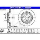 ATE 24.0122-0259.1 Bremsscheiben 2 Stück VOLVO