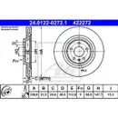 ATE 24.0122-0272.1 Bremsscheiben 2 Stück AUDI