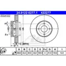 ATE 24.0122-0277.1 Bremsscheiben 2 Stück NISSAN