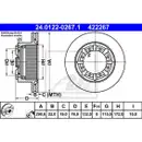 ATE 24.0122-0267.1 Bremsscheiben 2 Stück für RENAULT TRUCKS