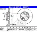 ATE 24.0122-0270.1 Bremsscheiben 2 Stück RENAULT