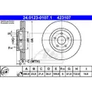 ATE 24.0123-0107.1 Bremsscheiben 2 Stück CHRYSLER