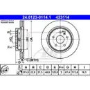 ATE 24.0123-0114.1 Bremsscheiben 2 Stück OPEL