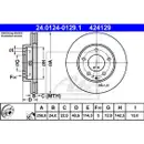 ATE 24.0124-0129.1 Bremsscheiben 2 Stück MAZDA