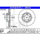 ATE 24.0124-0131.1 Bremsscheiben 2 Stück FORD