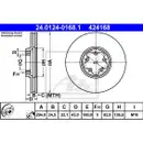ATE 24.0124-0168.1 Bremsscheiben 2 Stück FORD
