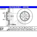 ATE 24.0124-0159.1 Bremsscheiben 2 Stück VOLVO