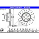 ATE 24.0132-0136.1 Bremsscheiben 2 Stück MERCEDES-BENZ