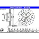 ATE 24.0132-0138.1 Bremsscheiben 2 Stück MERCEDES-BENZ