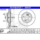 ATE 24.0126-0127.1 Bremsscheiben 2 Stück HYUNDAI