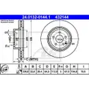 ATE 24.0132-0144.1 Bremsscheiben 2 Stück MERCEDES-BENZ