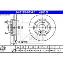 ATE 24.0126-0134.1 Bremsscheiben 2 Stück MITSUBISHI