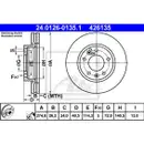 ATE 24.0126-0135.1 Bremsscheiben 2 Stück KIA
