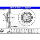 ATE 24.0126-0107.1 Bremsscheiben 2 Stück VOLVO