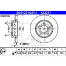 ATE 24.0122-0221.1 Bremsscheiben 2 Stück VW