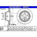 ATE 24.0122-0215.1 Bremsscheiben 2 Stück VW