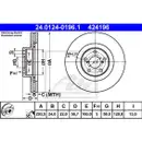 ATE 24.0124-0196.1 Bremsscheiben 2 Stück SUBARU