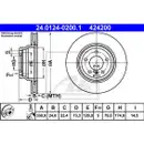 ATE 24.0124-0200.1 Bremsscheiben 2 Stück BMW