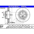 ATE 24.0124-0214.1 Bremsscheiben 2 Stück BMW