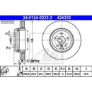 ATE 24.0124-0233.2 Bremsscheiben 2 Stück BMW