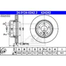 ATE 24.0124-0242.2 Bremsscheiben 2 Stück BMW