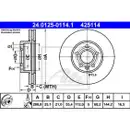 ATE 24.0125-0114.1 Bremsscheiben 2 Stück VW