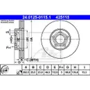 ATE 24.0125-0115.1 Bremsscheiben 2 Stück VW