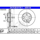 ATE 24.0125-0119.1 Bremsscheiben 2 Stück SAAB