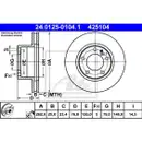 ATE 24.0125-0104.1 Bremsscheiben 2 Stück BMW