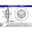 ATE 24.0125-0147.1 Bremsscheiben 2 Stück MAZDA