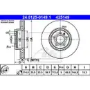 ATE 24.0125-0149.1 Bremsscheiben 2 Stück AUDI